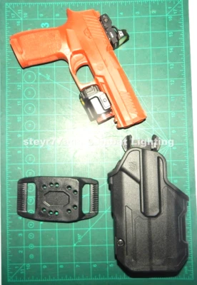 BLACKHAWK! 410261BKR Polymer Belt Holster SIG P250 P320 w/ TLR-7 TLR-8 + Optic - Image 1 of 4