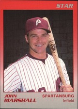 1989 Spartanburg Phillies Star #16 John Marshall