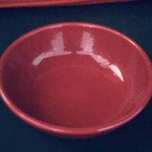 Roseville;Workshop Gerald Henn Jewel ware Cranberry 9 3/4” Vegetable Bowl ;EUC! - Picture 1 of 9