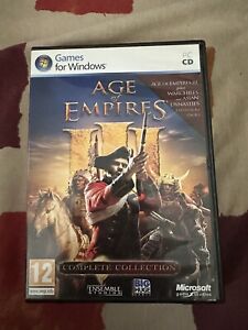 Age of Empires III 3 Complete Collection 4 DISKS PC CD Game very good condition