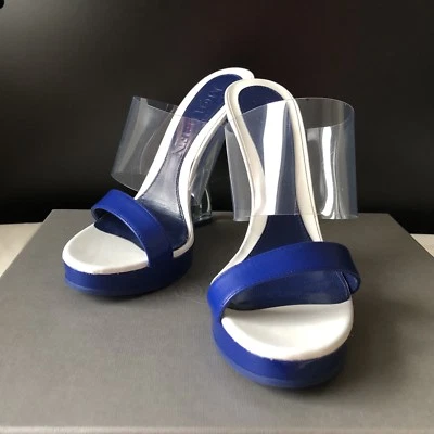 Sandalias mulas de cuña esculpidas ALEXANDER MCQUEEN talla 5,5 Foto 1 de 4