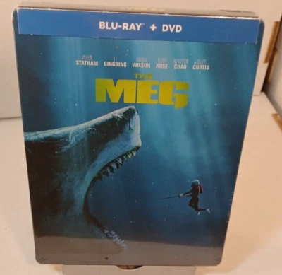 Meg Collector Steelbook (Blu-ray, 2018) NEW (Sealed)-Box Shipping with Tracking - Image 1 of 4