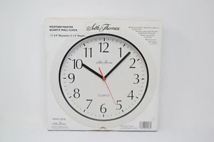 NUEVO Reloj de pared Seth Thomas Classic cuartos 11 3/4" WWH 2018 Weather Master - Imagen 1 de 5