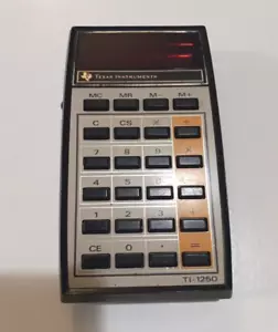 Pantalla LED roja calculadora Texas Instruments TI-1250 vintage muy buena... - Imagen 1 de 6