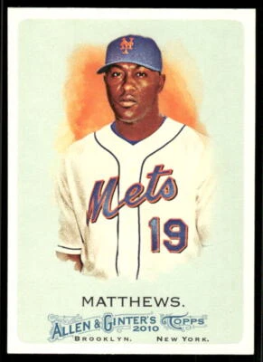 2010 Topps Allen & Ginter #322 Gary Matthews - Image 1 of 2