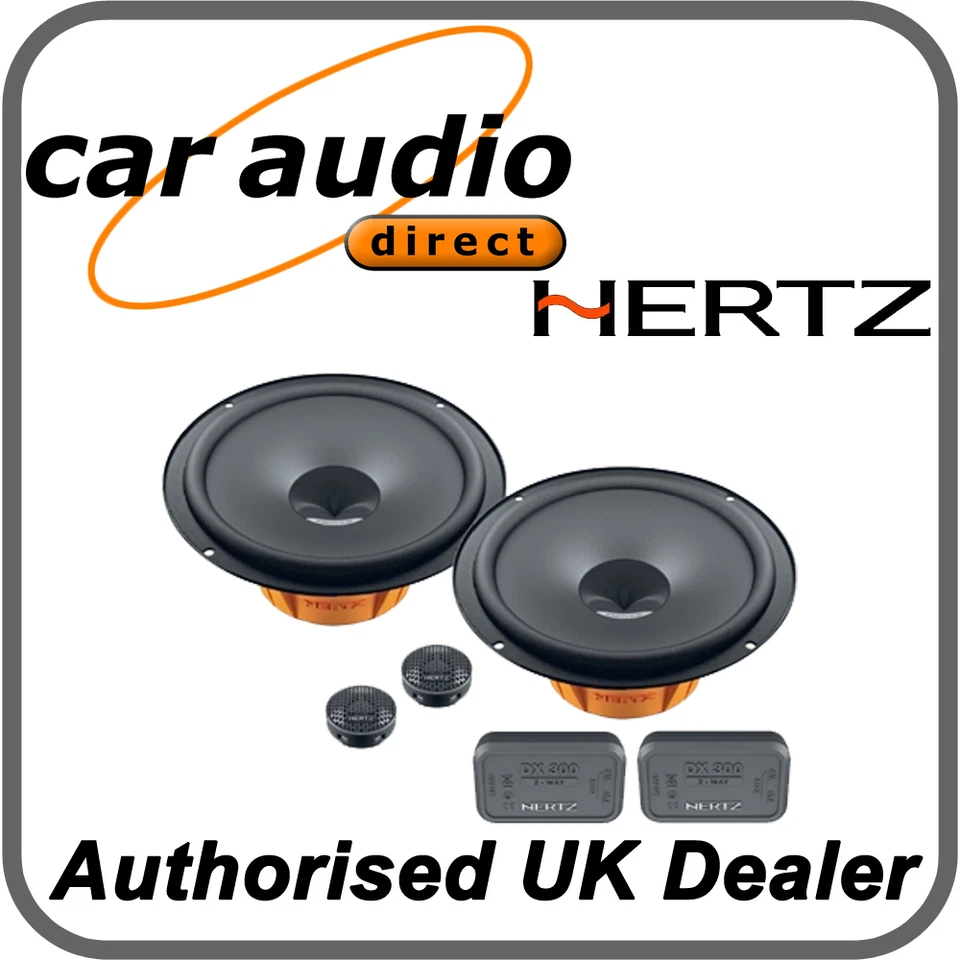 Hertz DSK165.3 6.5" 16.5cm Car Audio Component 2-Way Speakers Set 160W Tweeters - Image 1 of 2