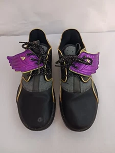 Nike Air Jordan Eclipse Holiday Black Gold Sneakers 812871-007 Boys Size 6Y Wing - Picture 1 of 7