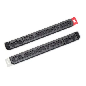 2021 Jeep Gladiator 80th Anniversary Driver / Pass Fender Nameplates OEM - Foto 1 di 2