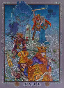 ARTE DE FANTASÍA IRLANDÉS CELTA. CREPÚSCULO DE LOS DIOSES. 8x11 de Jim FitzPatrick - Imagen 1 de 6
