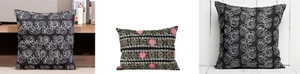 Suzani Pillow Cover Uzbek SET of 3 pcs 17.52" x 17.91" FREE Fast Shipment 11727 - Picture 1 of 11