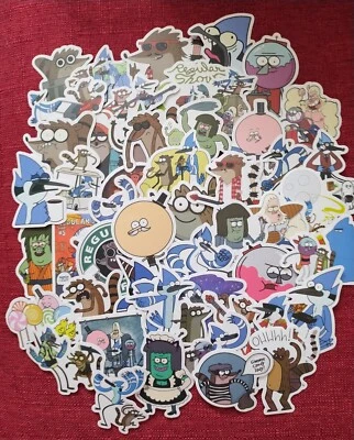 50 piezas. PEGATINAS/CALCOMANÍAS DE VINILO IMPERMEABLES SHOW REGULAR Foto 1 de 2