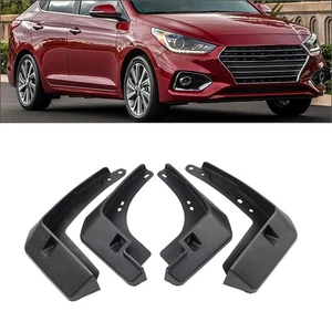 4pcs Wheel Mud Flaps Splash Guards Set For Hyundai Accent Sedan 2018-2022 - Picture 1 of 13