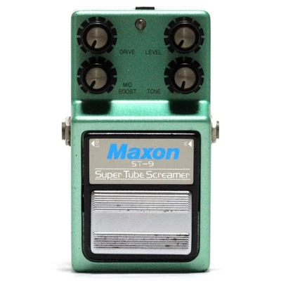 Pedal efecto guitarra Maxon ST-9 Super Tube Screamer hecho en Japón Foto 1 de 4