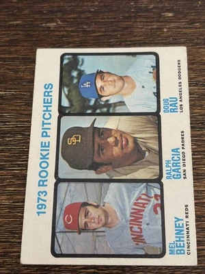 1973 TOPPS DOUG RAU #602 RC ROOKIE HIGH SERIES DODGERS VG-EX+ OR BETTER - Image 1 of 2