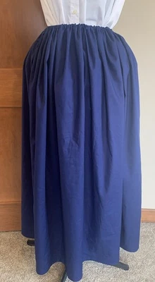 Outlander Skirt.Drawstring , One Size. 100% Cotton. Colonial, Pioneer, Petticoat - Image 1 of 4