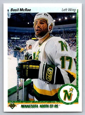 1990-91 Upper Deck #30 Basil McRae Minnesota North Stars - Image 1 of 2