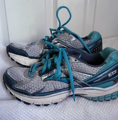  Brooks Adrenaline GTS 13 Dark Denim & Silver Size 7.5 - Image 1 of 4