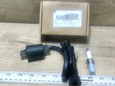 Bobina de encendido Bujía + Tapa para Suzuki DRZ400 DRZ400E DRZ400S DRZ400SM 00-23 Foto 1 de 4