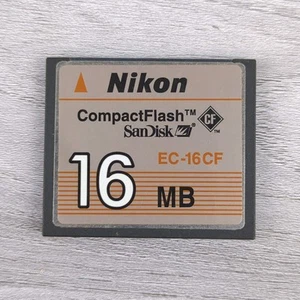 Nikon 16MB CompactFlash CF Type-I Memory Card EC-16CF – For Digital Cameras - Picture 1 of 2