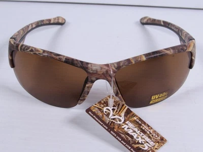 Realtree Max-5 Camo Sunglasses Camouflage Fishing Hunting Work Sport Country 61A - Image 1 of 4