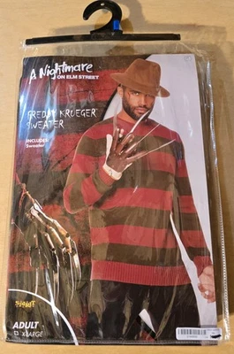 Freddy Krueger Sweater Adult Extra Large XL Costume A Nightmare On Elm Street - Image 1 of 2