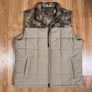 Ariat Vest XL Crius Insulated Puffer pockets lined quilted workwear Camo - Picture 1 of 12