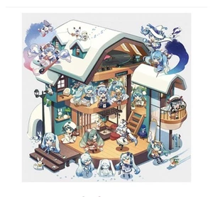 Hatsune Miku Snow Miku Theme Song Collection Japan Limited Vinyl 2LP New Sealed - Picture 1 of 12