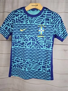 Nike Brasilien Brasil Pre-Match Ocean Blue Fußball Trikot, Gr. L FJ2723-445 #b18 - Bild 1 von 6