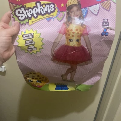 Disfraz Kookie Cookie Shopkins Niñas Talla M (7-8) Vestido Halloween Sin Diadema Foto 1 de 3