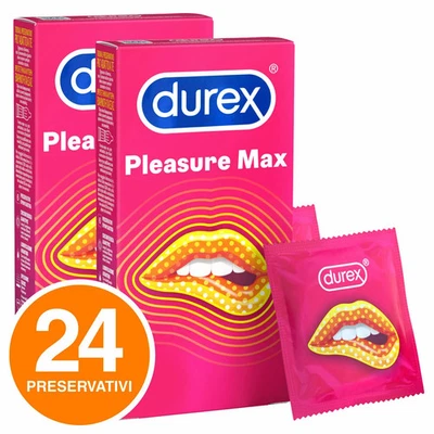 Preservativi DUREX Pleasure Max Stimolanti x24 pacco anonimo - Immagine 1 di 4