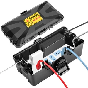 Kabelbox wasserdicht Safe Box IP54 Steckerschutz Anschlusskasten Außenbereich - Bild 1 von 7