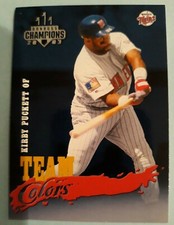 Kirby Puckett 2003 Donruss Champions Team Colors #TC-11 Mint