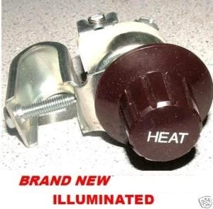 Heater Switch 12 volt 3 Speed Lighted Knob Rat Rod Hot Rod Flathead UniversaI  - Image 1 of 4