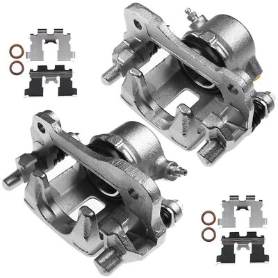 2x Front Brake Caliper w/ Bracket for Chevrolet Tracker Pontiac Sunrunner Suzuki - Image 1 of 4