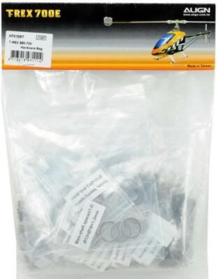 Align/T-Rex Helicopters 470 550X 600 700X PRO DFC Hardware Bag H70109 - Image 1 of 4