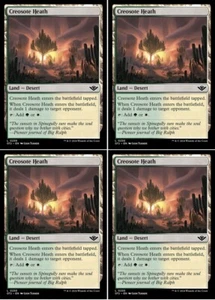 MTG - 4x CREOSOTE HEATH - Outlaws of Thunder (C) - Foto 1 di 1