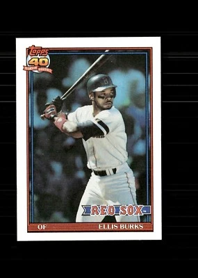 1991 Topps - #70 Ellis Burks - Image 1 of 2