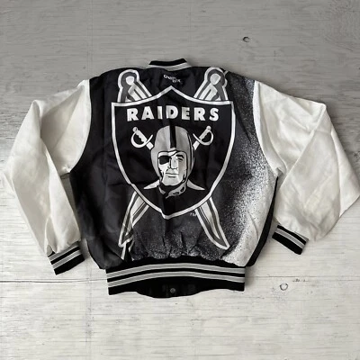 VTG Los Angeles Raiders Fanimation Jacket by Chalk Line Oakland Vegas Youth L - Image 1 of 4