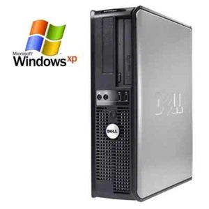 Dell Desktop Optiplex 745 755 760 SFF Core 2 DUO 4GB - 250GB Windows XP Pro WiFi - Picture 1 of 4