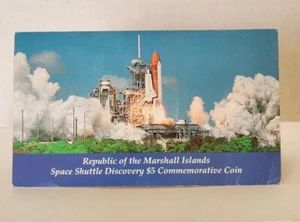 1988 Space Shuttle Discovery 5 $ Gedenkmünze Marshallinseln - Bild 1 von 3
