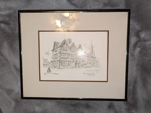 Framed & Matted Print The Old House Hereford By Kenneth A Bromley - Picture 1 of 5