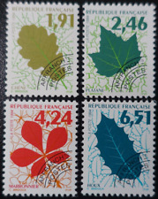 France Stamp Preoblitere Preo N°232/235 Leaves Trees mint Luxury MNH