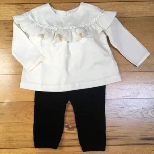 NWT Gymboree Girls Ruffled Shirt with Pants Size 18-24M - Picture 1 of 8