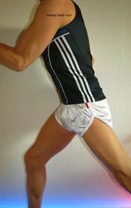 Glanzshorts - Shorts gr. Medium für Herren Neu New Wetlook Glanz Shorts Sprinter - Bild 1 von 8