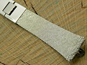 Kreisler Vintage NOS Unused Stainless Watch Band 19mm Straight Butterfly Clasp - Picture 1 of 5