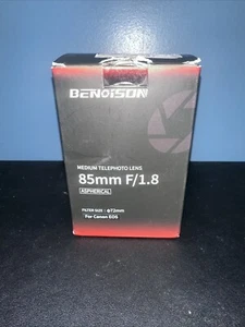 Benoison Medium 85mm Telephoto Lens F/1.8 Aspherical For Canon EOS - Picture 1 of 10
