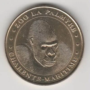 A 2000 TOKEN MEDAILLE MONNAIE DE PARIS -- 17 570 N°3 ZOO LA PALMYRE / LE GORILLE - Imagen 1 de 2