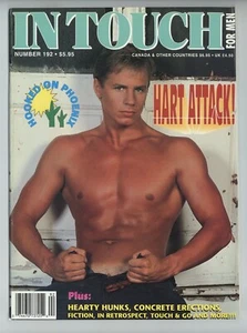 In Touch 1993 Adam Hart Chris Anthony 100pg Eddie Acosta Gay Magazine M23392 - Picture 1 of 1
