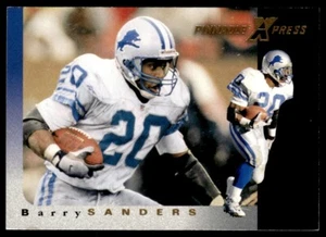 1997 Pinnacle X-Press Barry Sanders Detroit Lions #11 - Picture 1 of 2