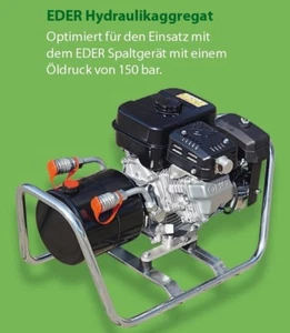 EDER Hydraulikaggregat EHA 150 mit Benzinmotor Profi-Qualität Made in Germany - Bild 1 von 1